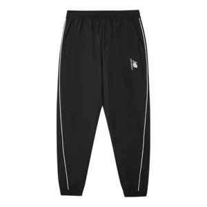 New Balance Track Pants Asia Sizing 'Black White' AMP11318-BK