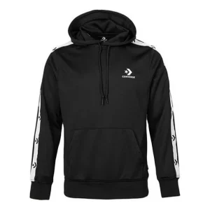 Converse Star Chevron Track Pullover Hoodie Asia Sizing 'Black' 10007588-A01