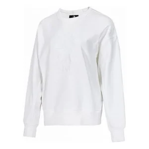 (WMNS) Converse Chuck Taylor All Star Sweatshirts Asia Sizing 'White' 10019811-A07