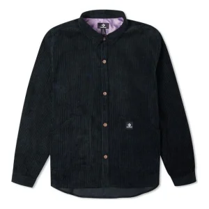 Converse Corduroy Button Shirt Asia Sizing 'Black' 10024006-A01