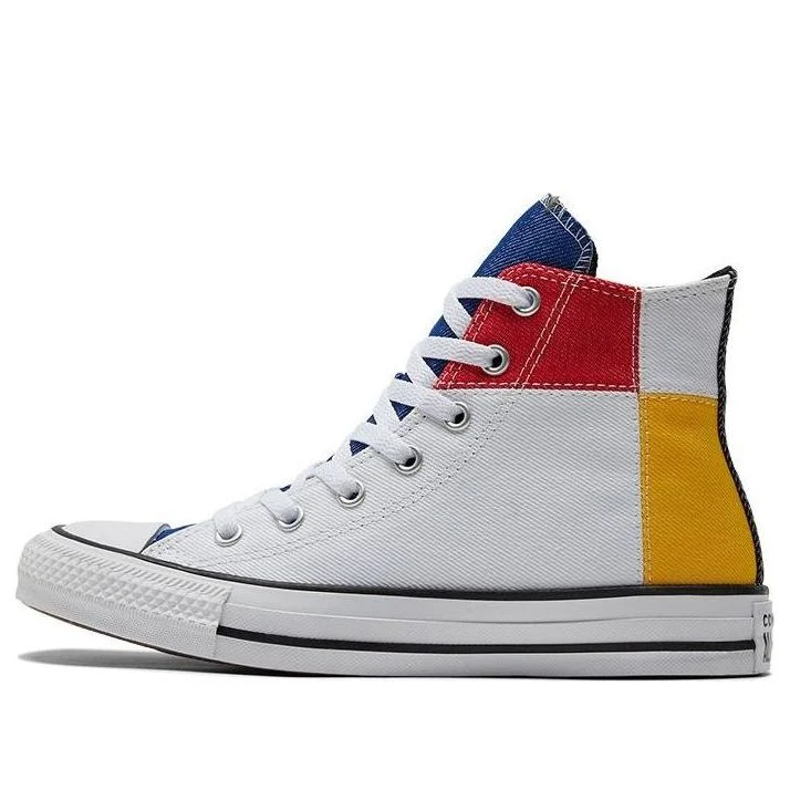(GS) Converse Chuck Taylor All Star High 'White Green Red Yellow' A03582C