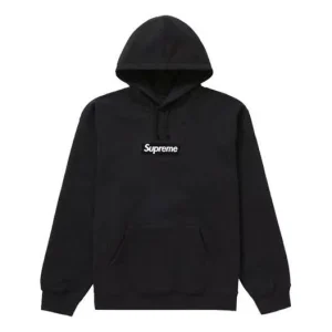 Supreme West Hollywood Box Logo Hooded Sweatshirt 'Black White' SUP-SS23-051