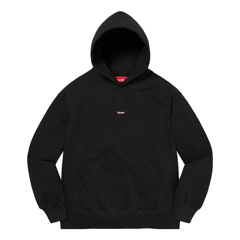 Supreme Underline Hooded Sweatshirt 'Black White' SUP-FW22-225