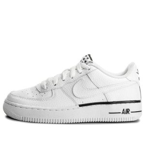 (GS) Nike Air Force 1 07 'White Black Outline' 596728-103