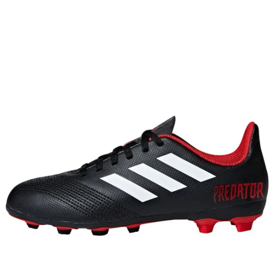 (GS) adidas Predator 18.4 MG 'Black Red' DB2323