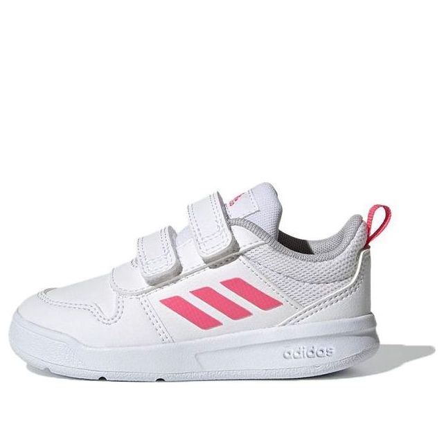 (TD) adidas Tensaur Shoes White/Pink S24059