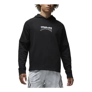Air Jordan Dri-FIT Sport Graphic Fleece Pullover Hoodie 'Black' FB7570-010