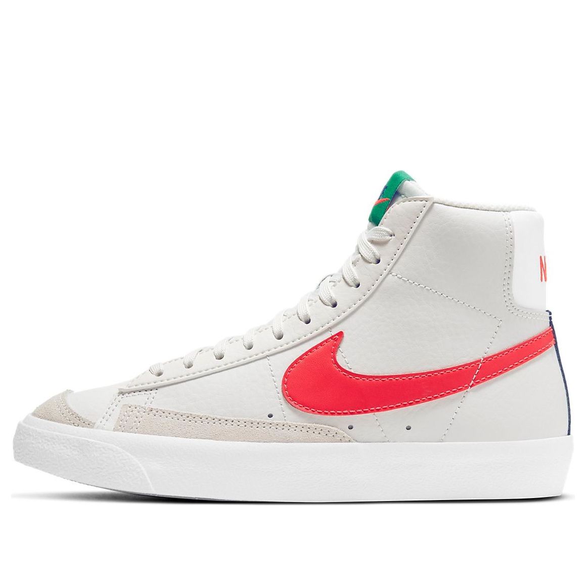 (GS) Nike Blazer Mid '77 'Platinum Tint Bright Crimson' DA4086-004
