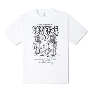 Converse Nonstop Joy Graphic T-Shirt Asia Sizing 'White' 10023464-A01