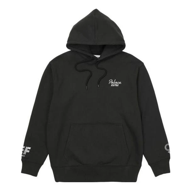 Palace X Rapha Logo Hoodie 'Black' PAL-SS22-160