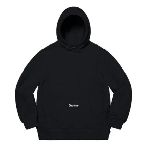Supreme Polartec Hooded Sweatshirt 'Black White' SUP-FW20-314