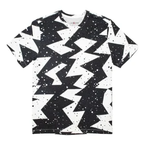 Air Jordan Printed Poolside Crew T-Shirt 'Black White' CJ6215-010