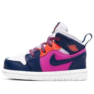 (TD) Air Jordan 1 Mid 'Fire Pink Barely Grape' 644507-602
