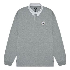 Converse Chuck Taylor All Star Long Sleeve Rugby Asia Sizing 'Grey' 10025229-A02