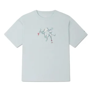 (WMNS) Converse Nautical Tee Asia Sizing 'Ocean Blue' 10025880-A03