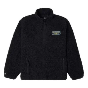 Converse Logo Half Zipper Jacket Asia Sizing 'Black' 10023063-A01
