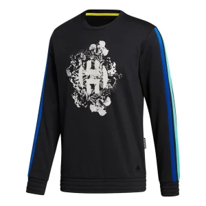 adidas Harden Fleece Crew Sweatshirt Black GP8112