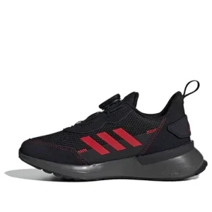 (PS) adidas RapidaRun Boa K 'Black Red' FU7314