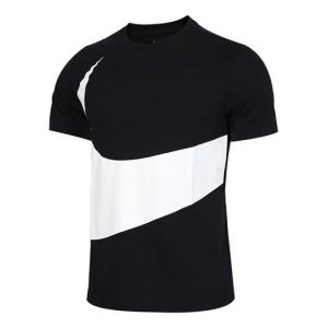 Nike Sportswear Swoosh Large Short Sleeve Black CW4305-010