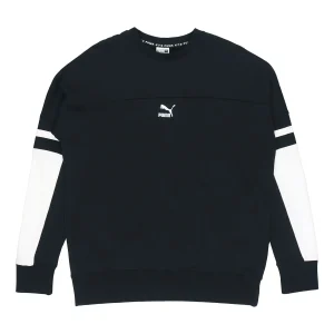 PUMA Casual Sports Round Neck Long Sleeves Black 595872-01
