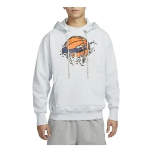 Nike Dri-FIT Standard Issue Basketball Hoodie 'Grey' FB7138-025