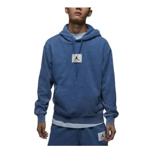 Air Jordan Flight Fleece Pullover Hooded Top 'Blue' DR3088-485
