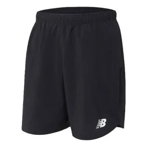 New Balance Logo Shorts Asia Sizing 'Black' AMS01226-BK
