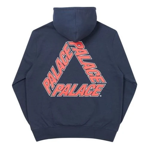 PALACE Classic Triangle Hooded Sweater Unisex BLue P19HD049