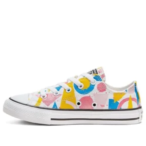 (GS) Converse Chuck Taylor All Star 'White Yellow Blue' 668449C