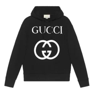 Gucci Hoodies Interlocking G 'Black White' 475374-X3Q25-1289