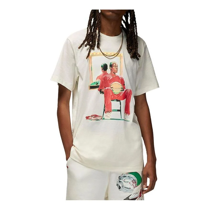 Air Jordan Flight Artist Series T-Shirt 'White' DQ7381-133