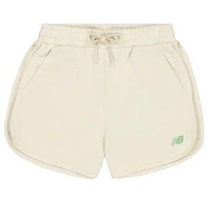 (WMNS) New Balance High-Rise Shorts With Placement Brand Logo Asia Sizing 'Beige' AWS41336-BE