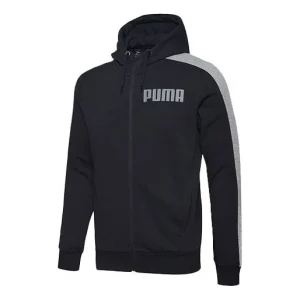 PUMA Hooded Zipper Jacket Black 845162-01
