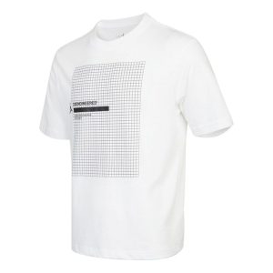 Nike As Men's J 23eng Ss Crew Tennis Round Collar Sports Male White DA9870-100