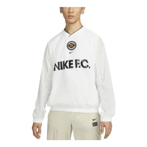 Nike FC Repel Soccer Crew Hoodie 'White' DQ5040-121