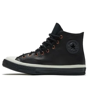 Converse CHUCK 70 HI 'Black Leather White' 165923C