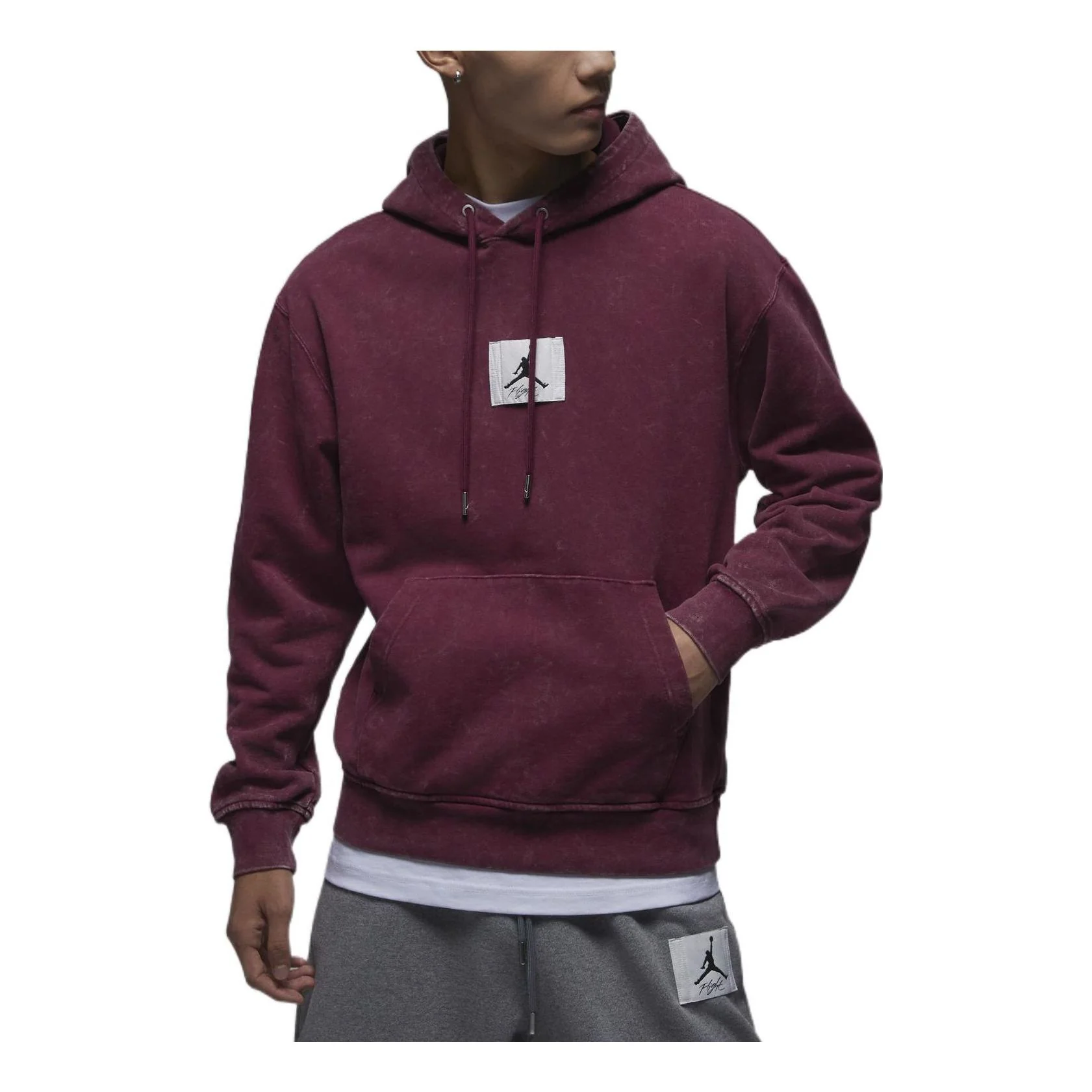 Air Jordan Wash Fleece Hoodie Asia Sizing 'Red' DR3088-680