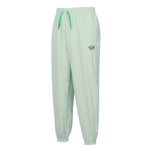 (WMNS) adidas Woven Pants Asia Sizing 'Green' IK8629