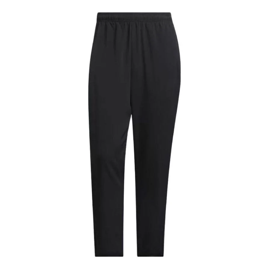 adidas 3S Loose-Fit Woven Training Pants 'All-Black' IA9388