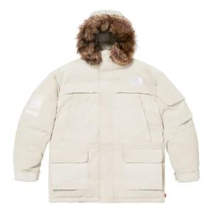 Supreme x THE NORTH FACE FW23 Week15 Suede 600-Fill Down Parka Jacket 'Beige' SUP-FW23-227