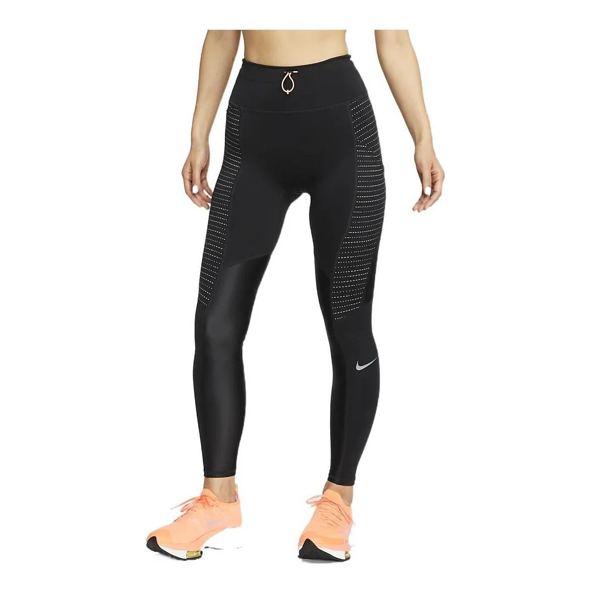 (WMNS) Nike Dri-FIT Sports Training Running Quick Dry Breathable Leggings Black DD6856-010