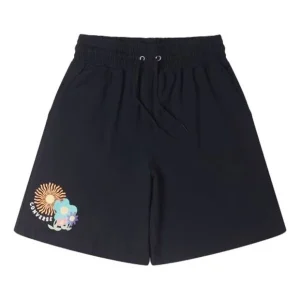 (WMNS) Converse Grow Together Knit Shorts Asia Sizing 'Black' 10025446-A02