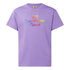 Nike x ACG Alphabet Logo Casual Short Sleeve Couple Style Purple CV7548-583