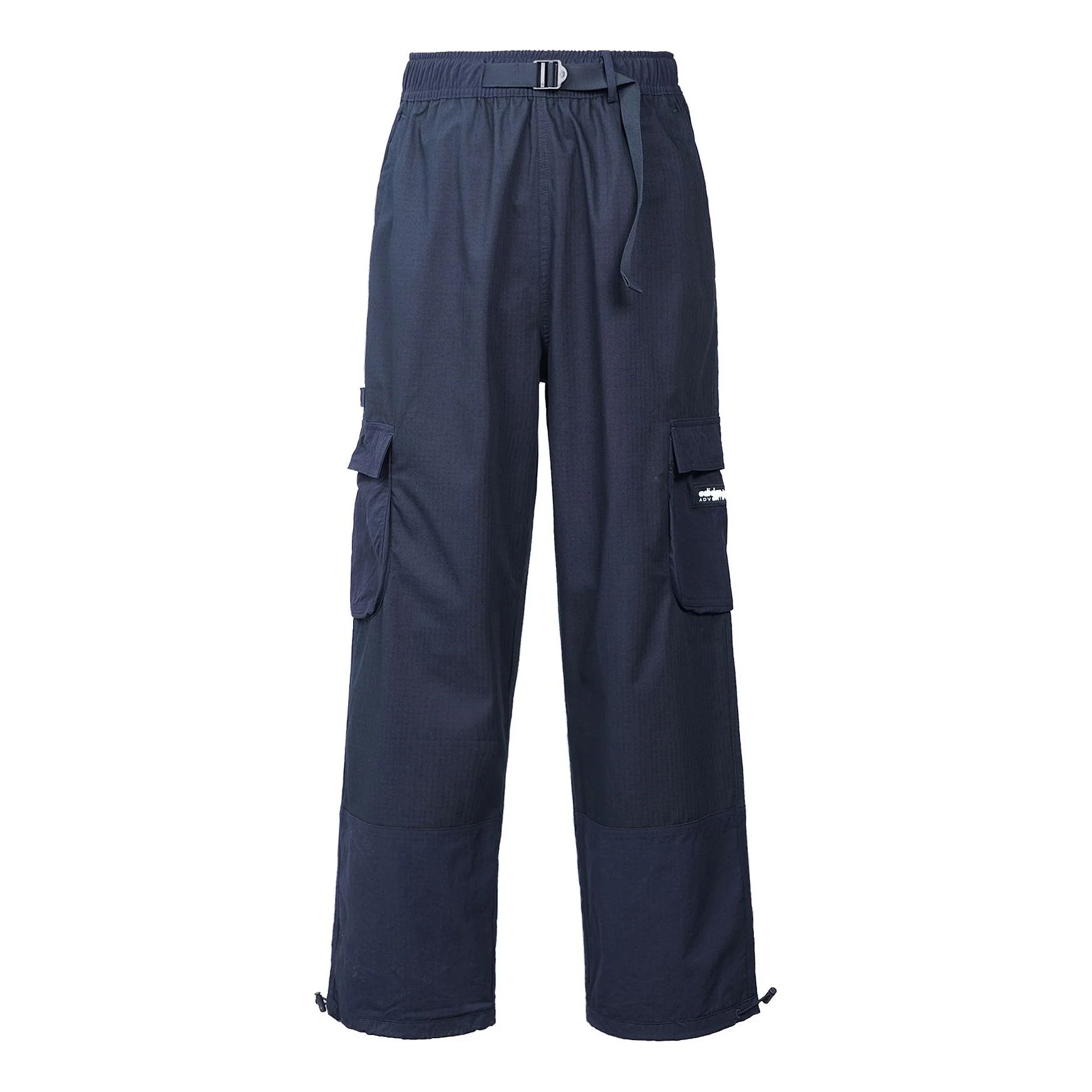 Men's adidas originals Solid Color Big Pocket Straight Sports Pants/Trousers/Joggers Navy Blue H09105