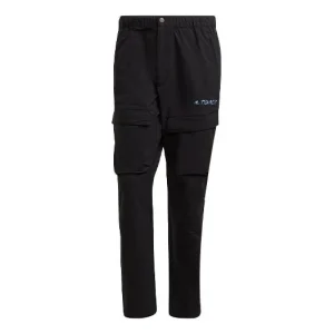 adidas Alphabet Zipper Sports Pants Black GR9972