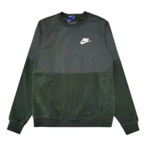 Nike Sportswear Patchwork Sweatshirt 'Green' AQ7260-332