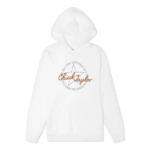 Converse Deconstructed Chuck Patch Pullover Hoodie Asia Sizing 'White' 10022265-A02