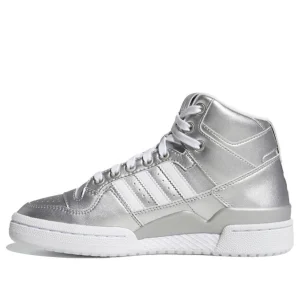(WMNS) adidas originals Forum Mid 'Silver White' D98185
