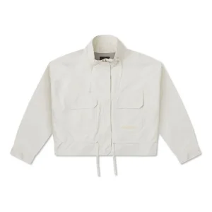 (WMNS) Converse De Luxe Jacket Asia Sizing 'White' 10026915-A01