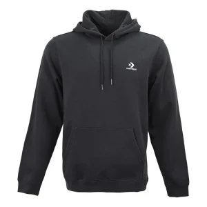 Converse Go-To Embroidered Star Chevron Standard Fit Hoodie Asia Sizing 'Black' 10024509-A02